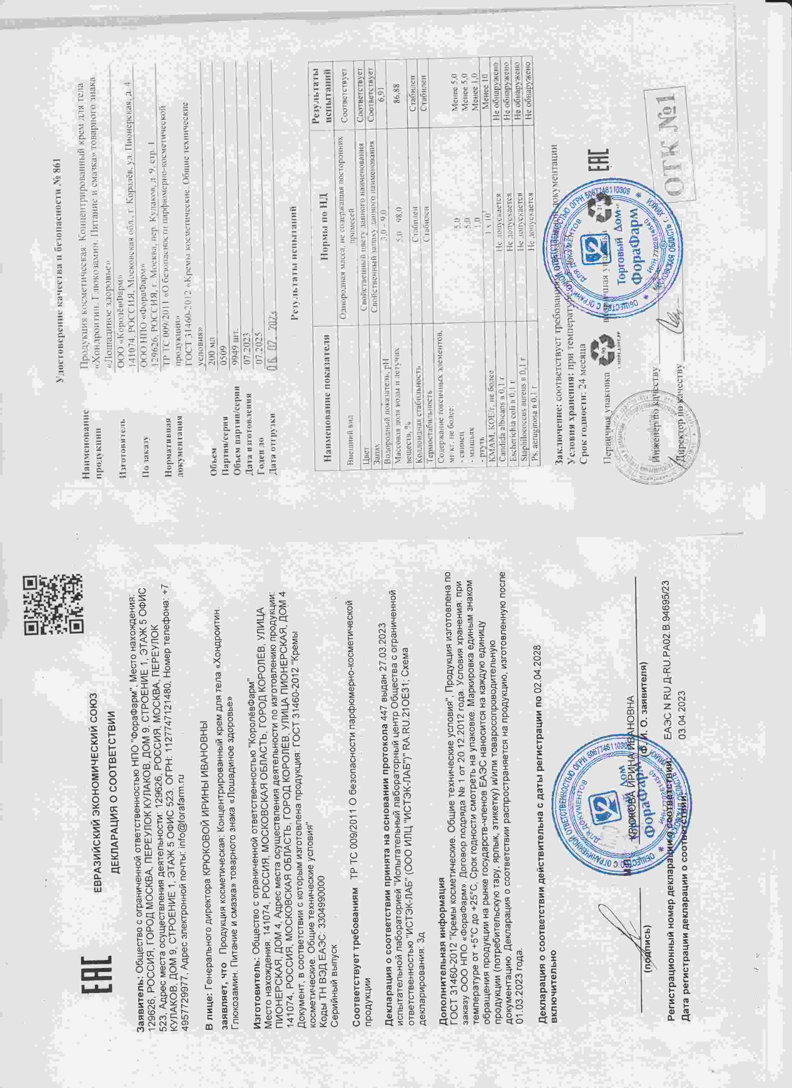 Паспорт №072023